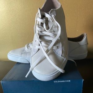 Cole Haan white leather dress sneakers - NWT